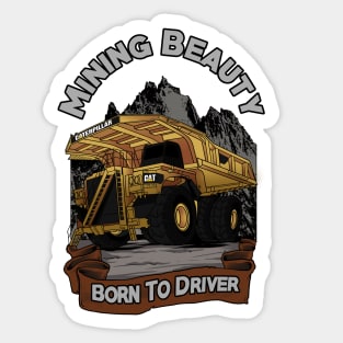 Born To Driver Sticker